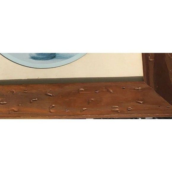 1930’s Water Color Floral Matted Frames Plexiglass Signed Painting‎ G. Giuliani - Picture 7 of 8